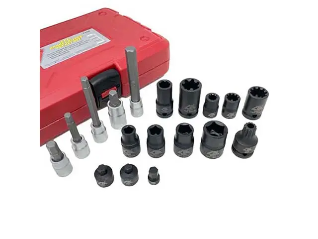 Cta Tools Socket Set - 18-Piece Brake Caliper Socket Set 2