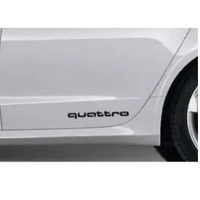 Audi Decorative Film - Quattro Black 1