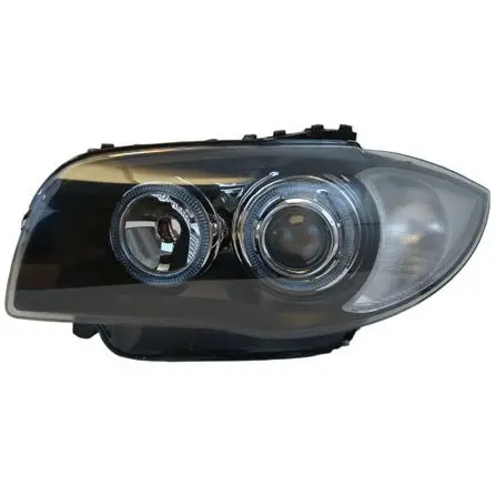 Bmw E82 Angel Eye Projector Headlights (Black) 1