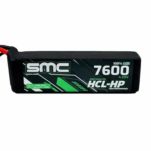 Smc Hcl-Hp 11.1V 7600Mah 150C Lipo Battery W/ G10 Protection Plates – 3S1p Hard Ec5 1