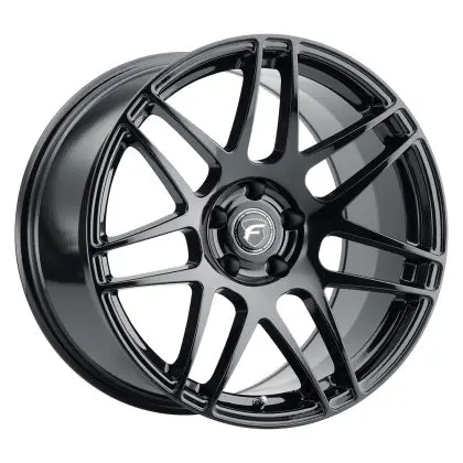 Forgestar F14 Drag 19X8.5 / 5X112 Bp / Et45 / 6.5In Bs / 66.56 Cb Gloss Black Wheel 1