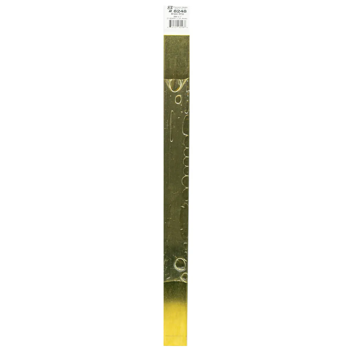 Brass Strip: 0.064" Thick X 1" Wide X 12" Long (1 Piece) 1
