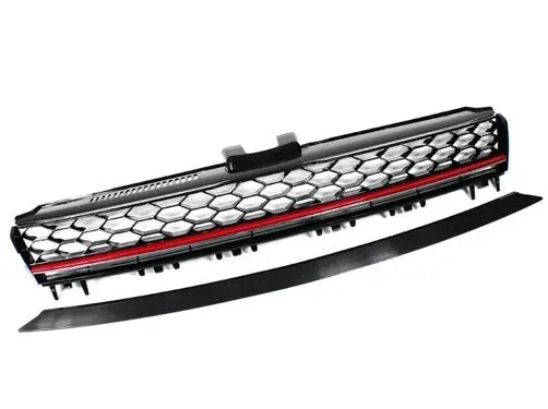 Mk7 Red Stripe Badgeless Lighting Package Grille 1