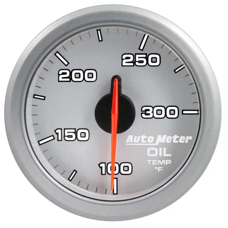2-1/16" Oil Temp, 100-300 °F, Air-Core, Airdrive, Silver 1