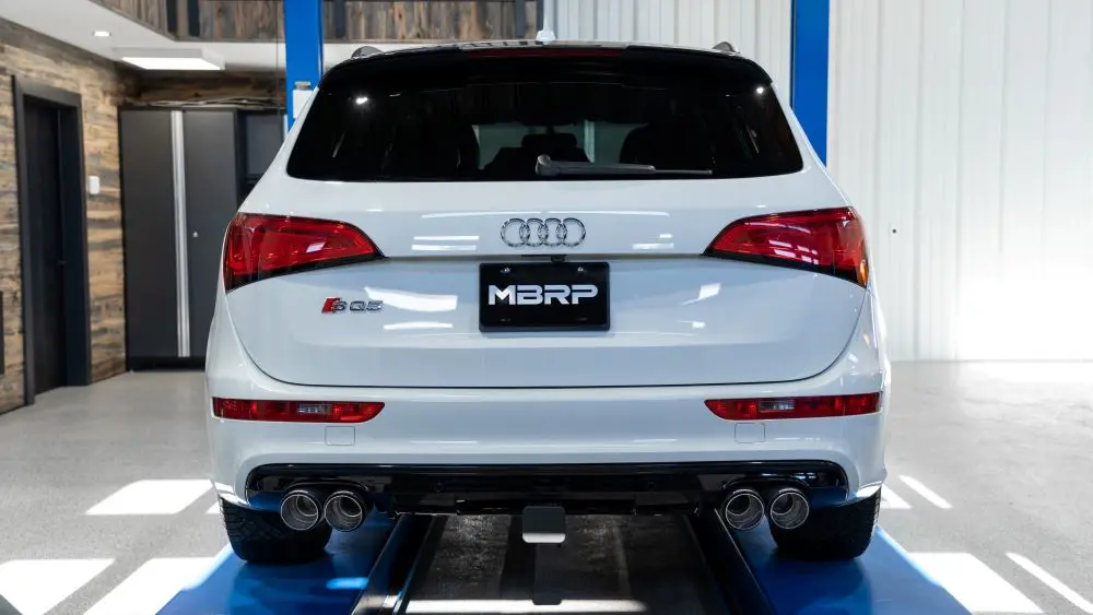 Mbrp Armor Pro Series 2.5" Axle-Back, Dual Rear Exit With Quad Carbon Fiber Tips - Audi Sq5 (Gen 1) 1