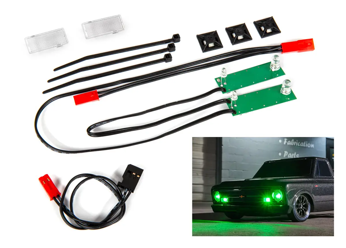9496G Led Light Set, Front, Complete (Green) 1
