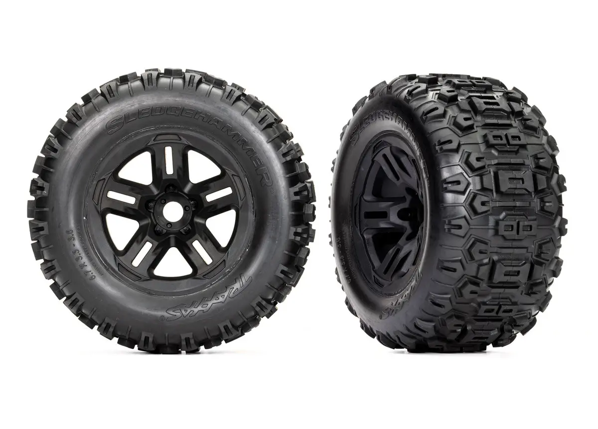 9672 Tires And Wheels, Assembled, Glued 1