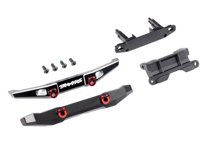 9735X Bumper, Front (1), Rear (1), 6061-T6 Aluminum 1