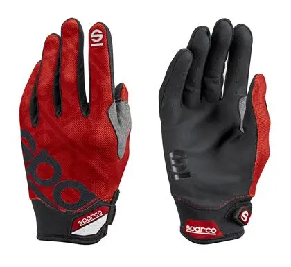 Sparco Competition Gloves Meca 3 - Red- Size 11 (Large) 1