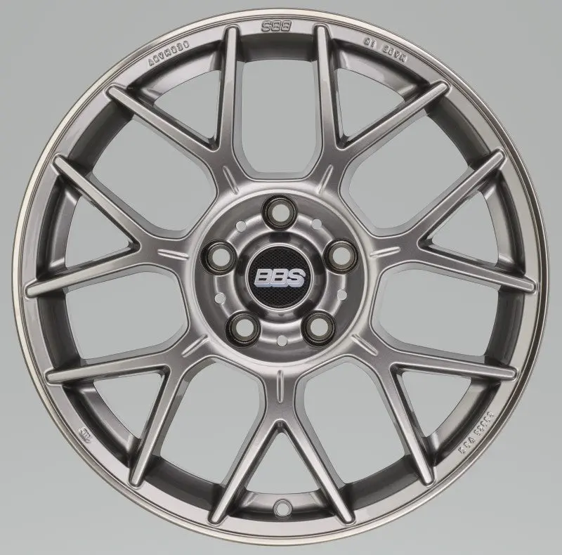 Bbs Xr 19X8.5 5X112 Et44 Platinum Gloss Wheel -82Mm Pfs/Clip Required 1