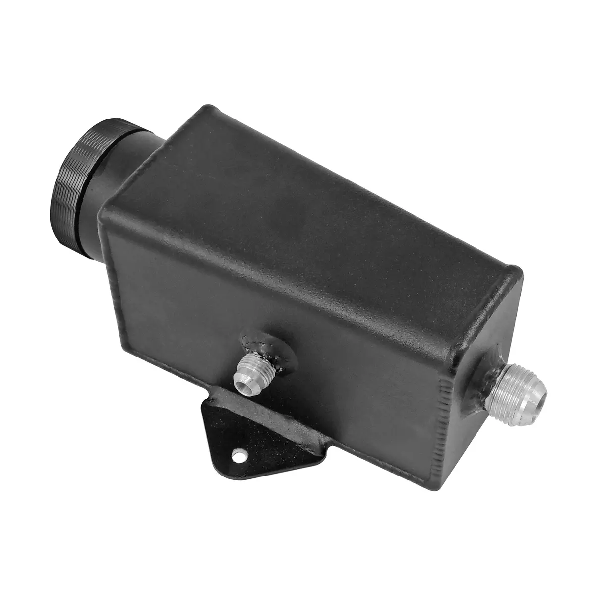 Spa Turbo Power Steering Tank Firewall Mount (Right Inlet) - Black Cap 1