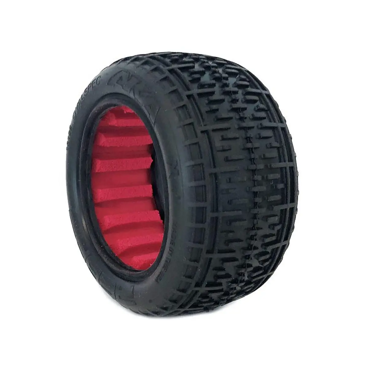 Aka 1/10 Rebar Rear Tires, Soft With Red Inserts (2): Buggy 1