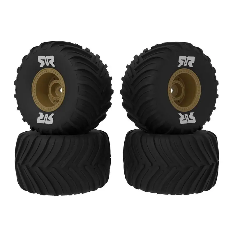 Arrma Dboots Chevron Mt Tire Set Glued (Bronze) (2 Pairs) - Grom 1