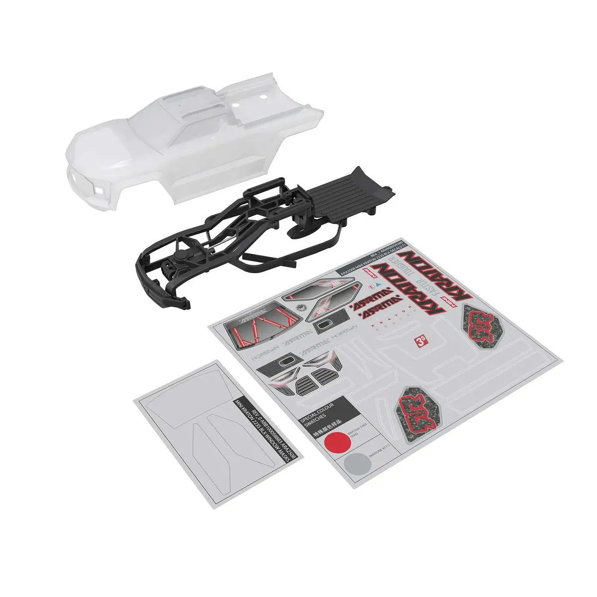 Arrma Mini Kraton Body Clear 1