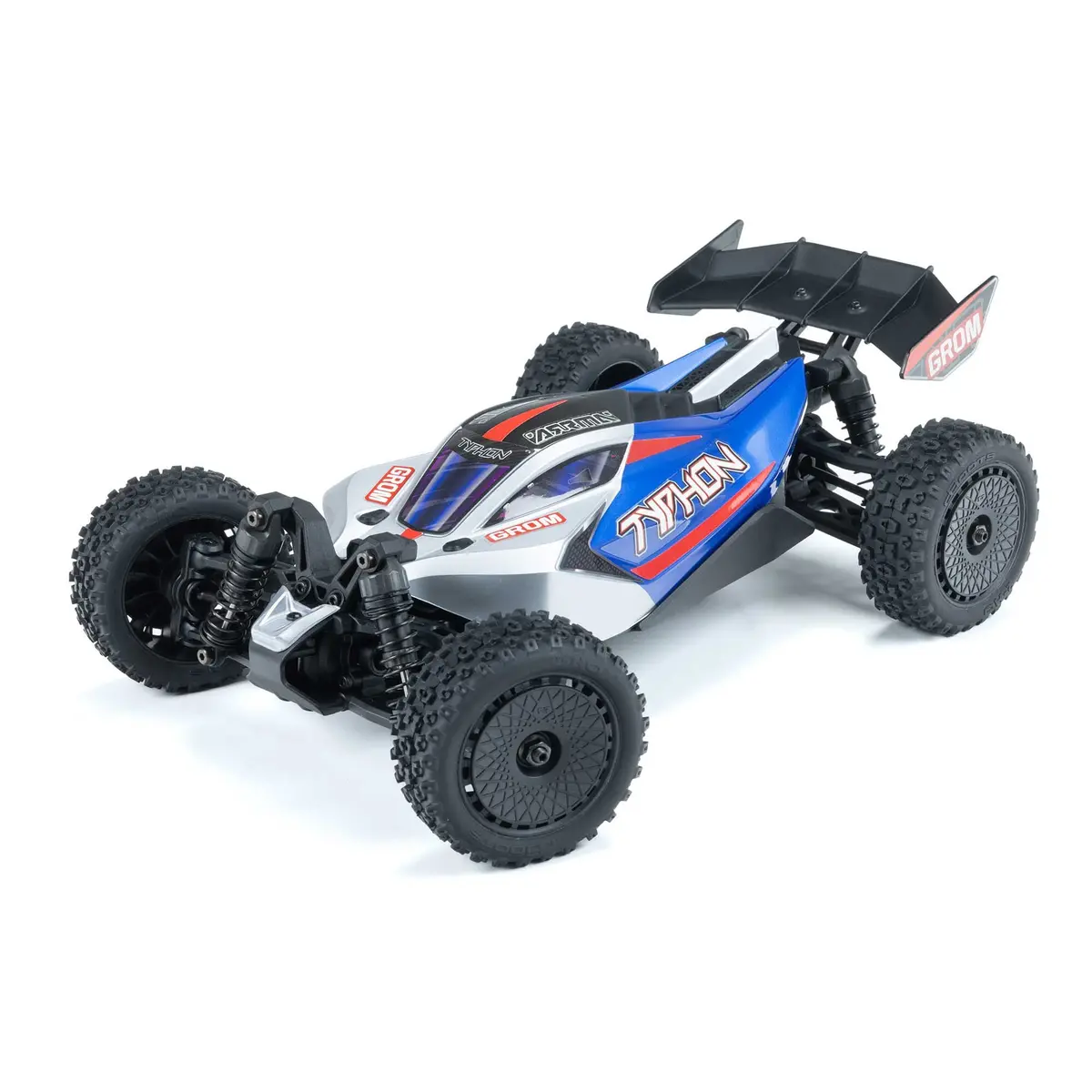 Arrma Typhon Grom 4X4 Smart Small Scale Buggy Blue/Silver 1