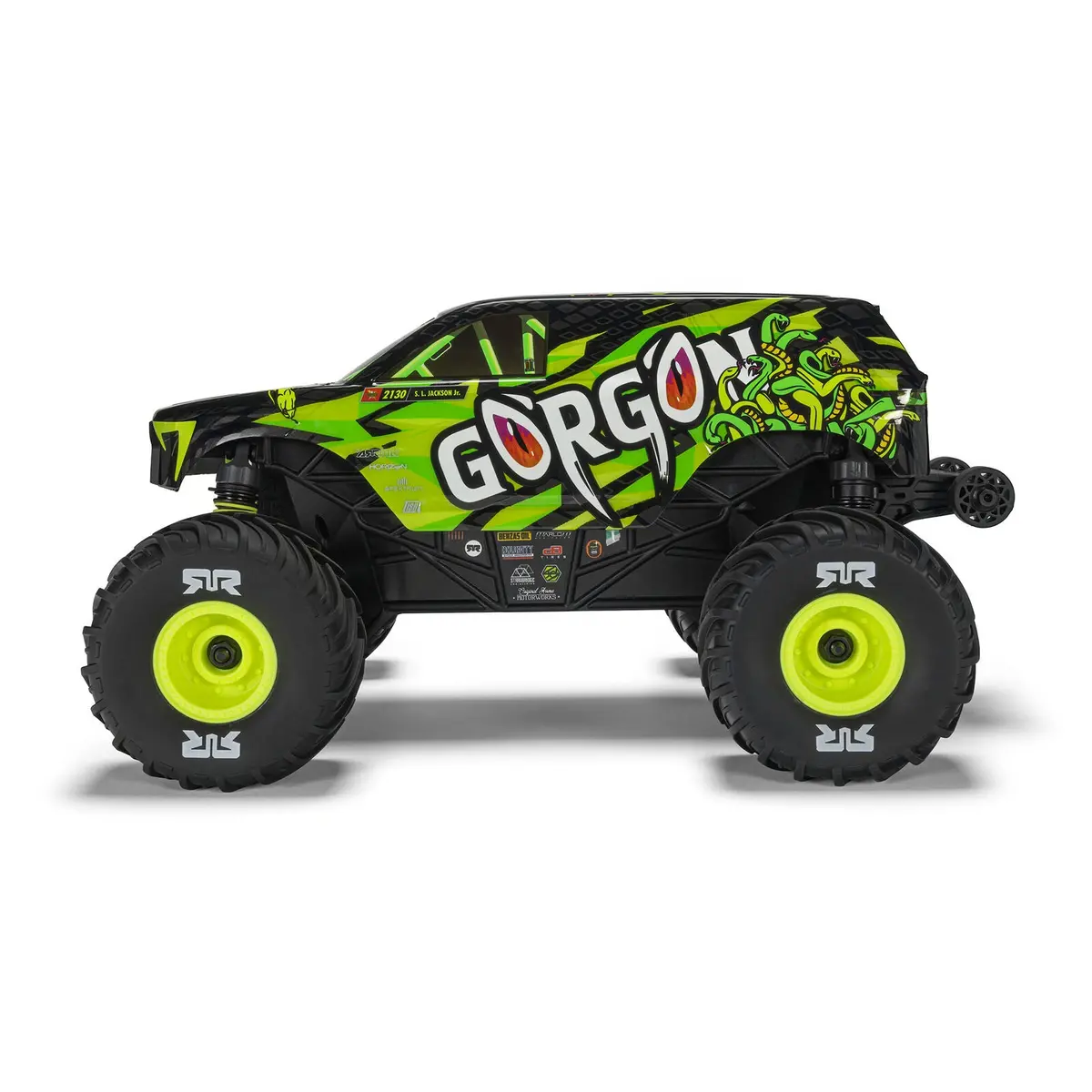 Arrma 1/16 Gorgon Grom 4X4 Rtr Brushed Monster Truck, Yellow 2