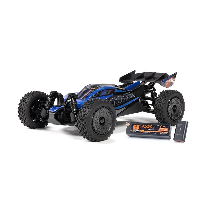 Arrma Typhon Grom 223S Blx Brushless 4X4 Small Scale Buggy Rtr With Battery & Charger, Blue 1