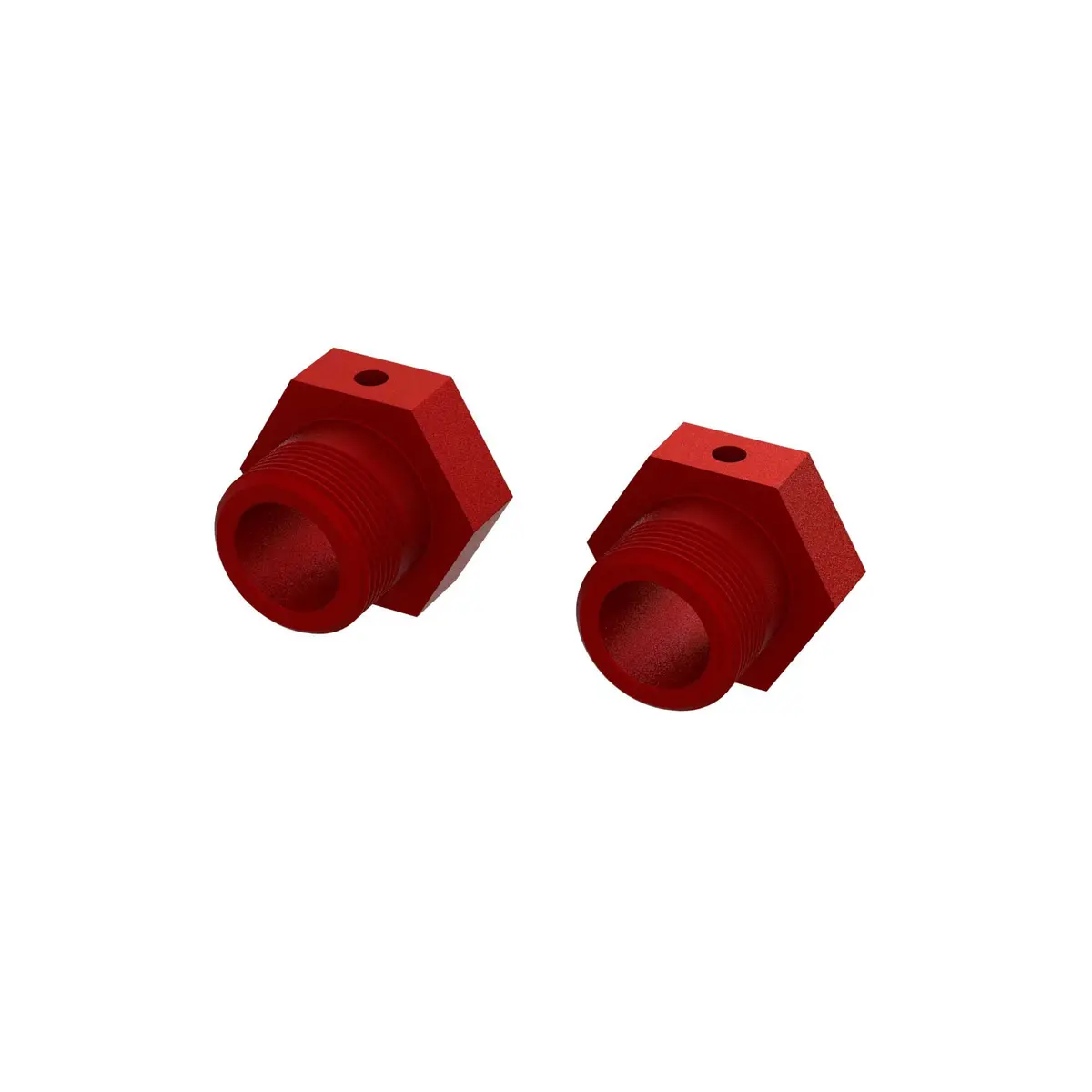 Ara310928 Aluminum Wheel Hex 24Mm (Red) 1