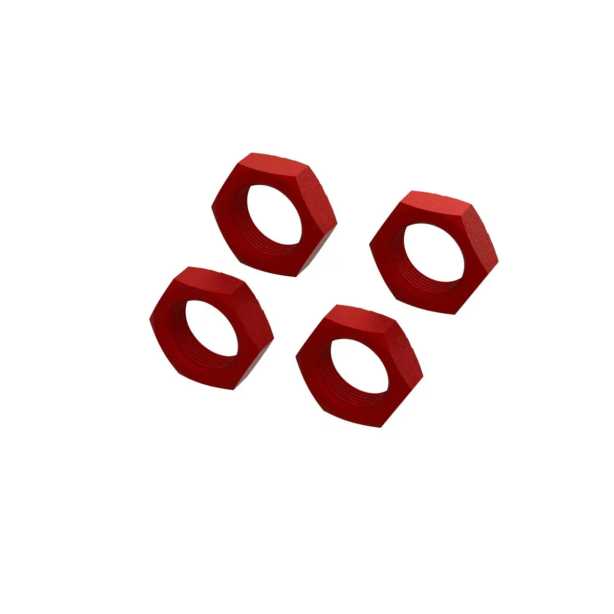 Ara310929 Aluminum Wheel Nut 24Mm (Red) 1