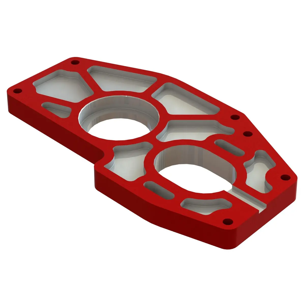 Aluminium Motor Mount Plate For Center Diff 1
