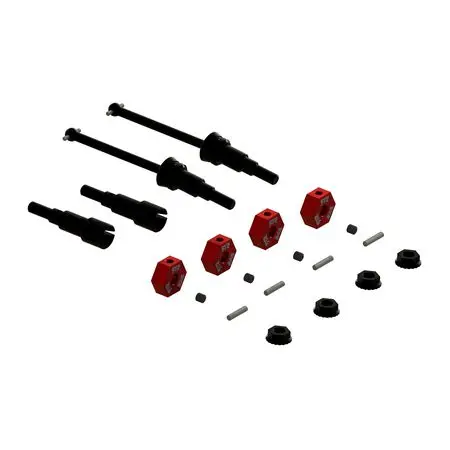 Arrma Metal Axle & Wheel Hex Set B (4Pcs) - Grom 1