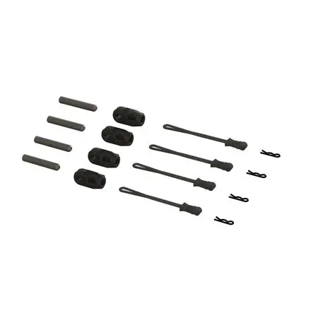 Brace Rod Ends W/Pins And Retainers (4) 1
