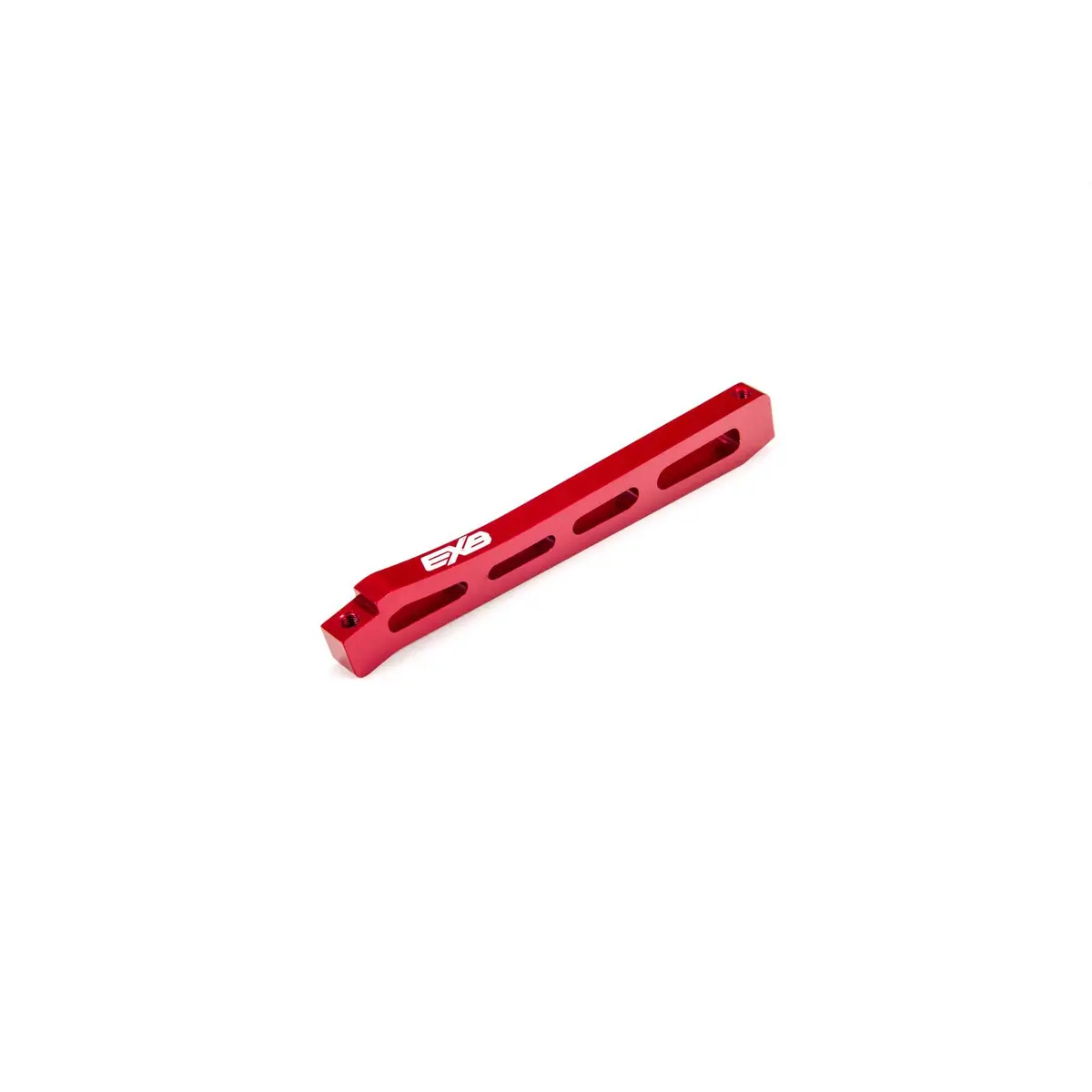Front Center Aluminum Chassis Brace, 118Mm Red: Exb 1