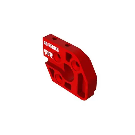 Aluminum Motor Plate 49 Series Red 1