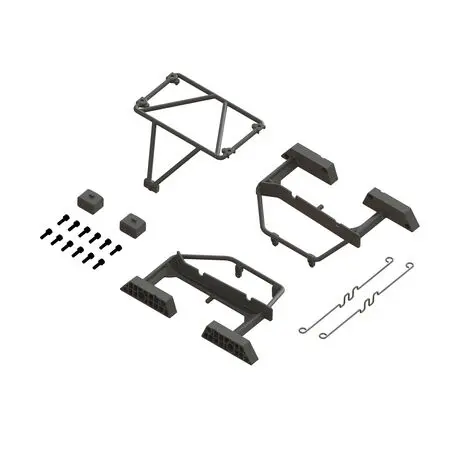 Arrma Desert Truck Body Roll Cage Set (Black) - Grom 1