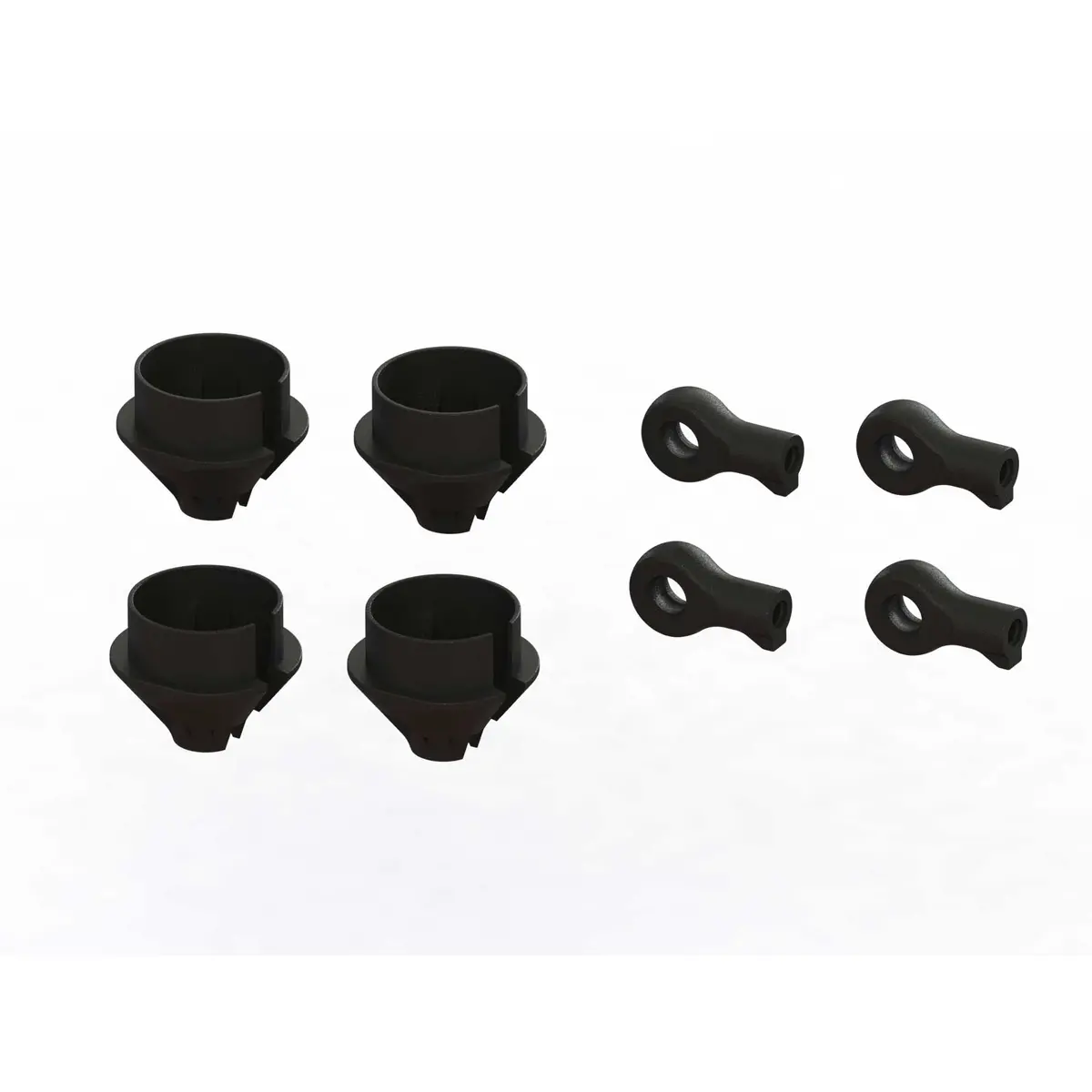 Arrma Hd Shock Rod End And Spring Cup Set (2 Pair) Ara330608 1