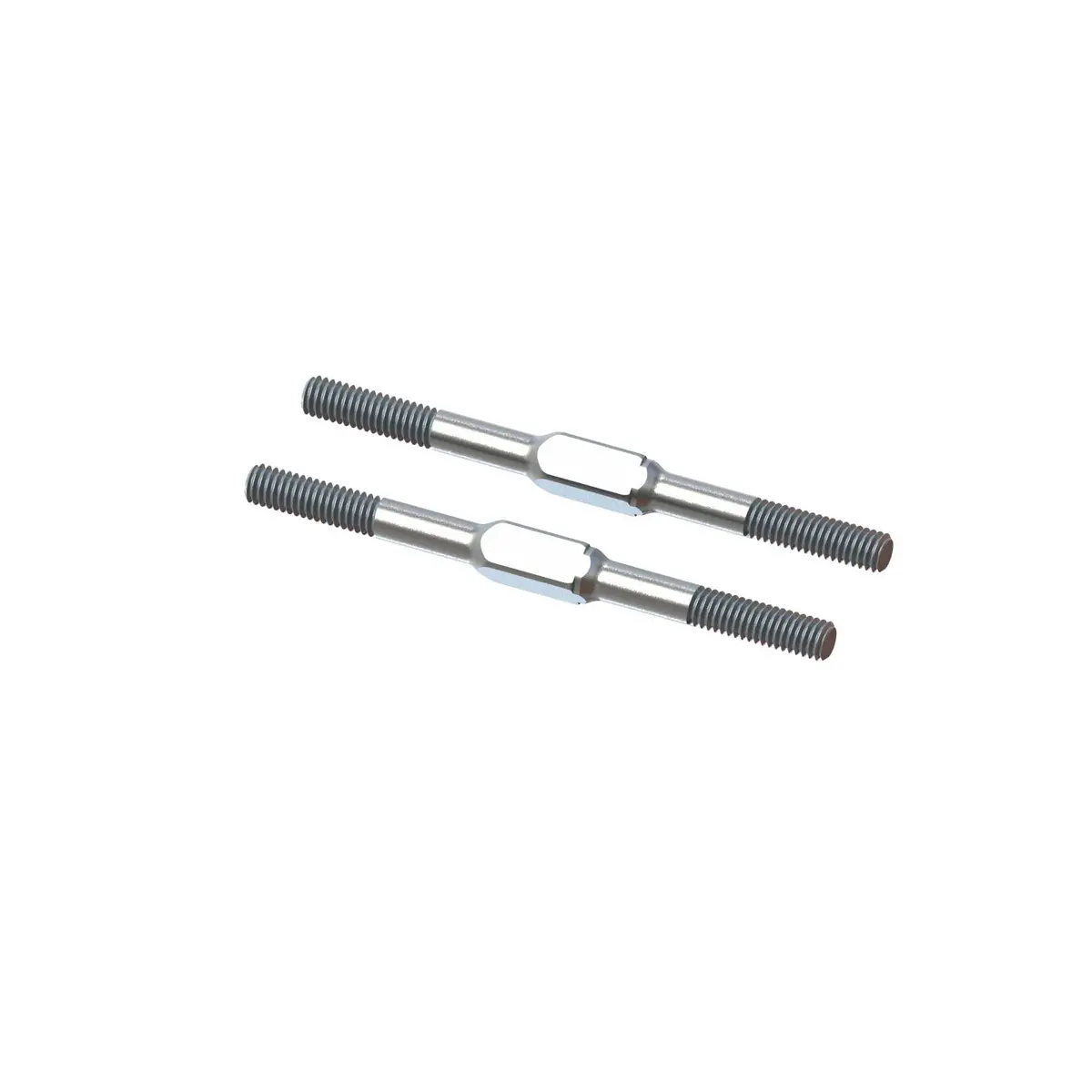 Steel Turnbuckle, M4x60mm Silver (2): Exb 1