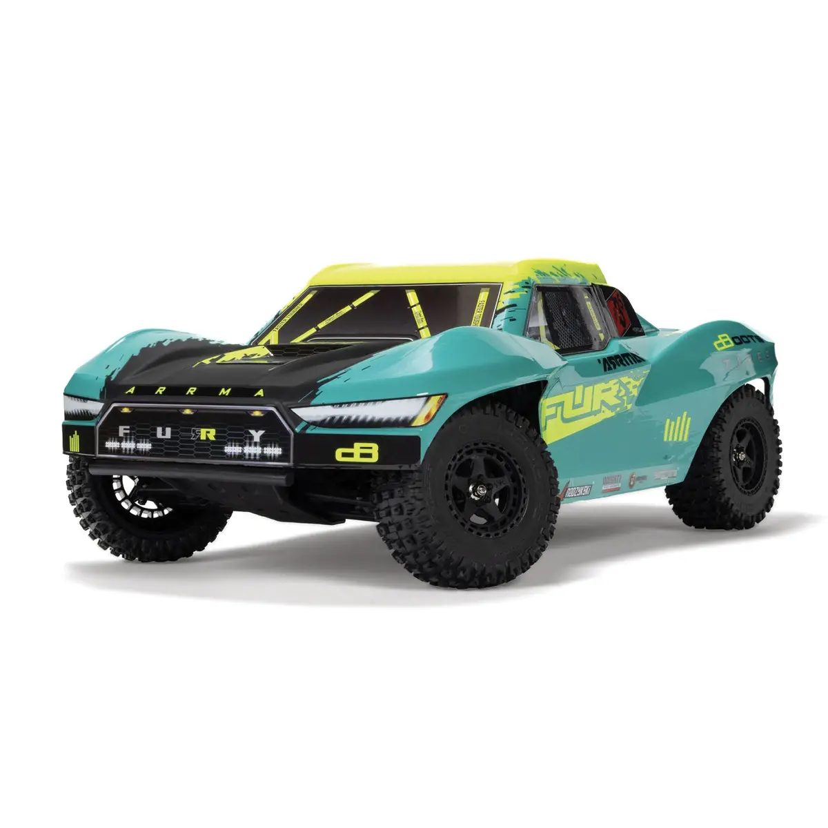 1/10 Fury 2Wd 223S Blx Brushless Short Course Truck Rtr With Dsc, Green 1