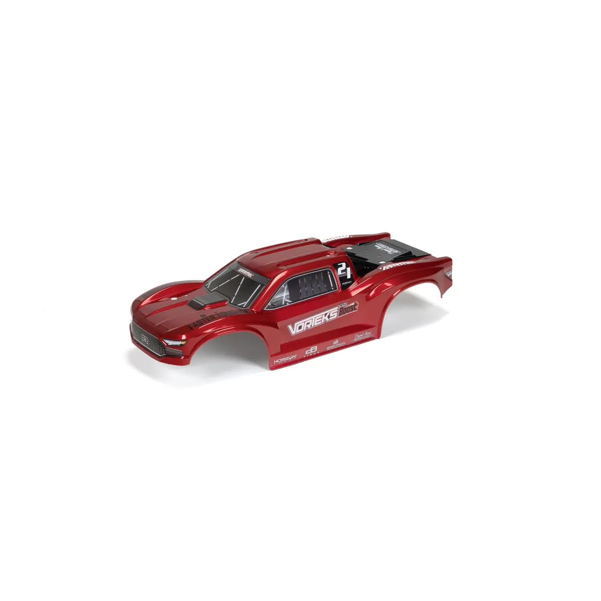 1/10 Vorteks 4X2 Painted Decaled Trimmed Body Red 1