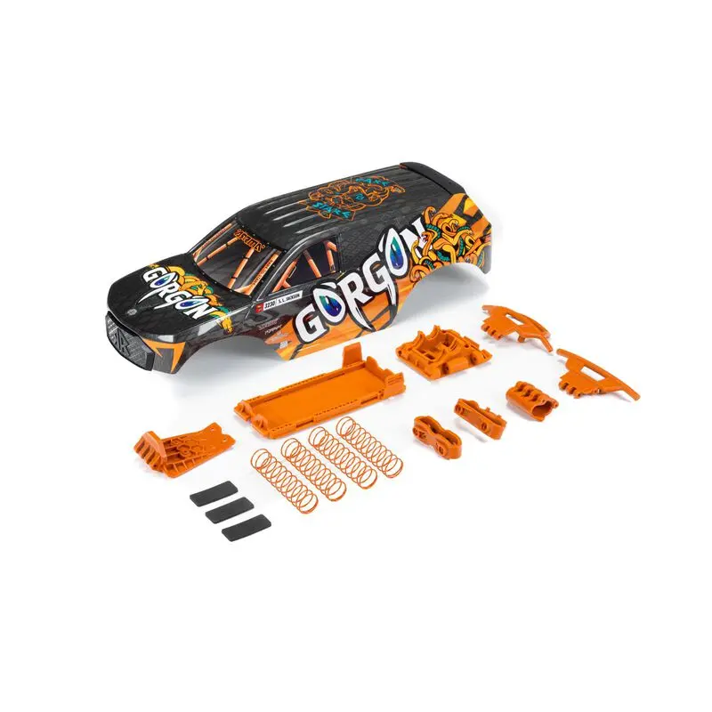 Gorgon Painted Decaled Trimmed Body Set (Orange) 1