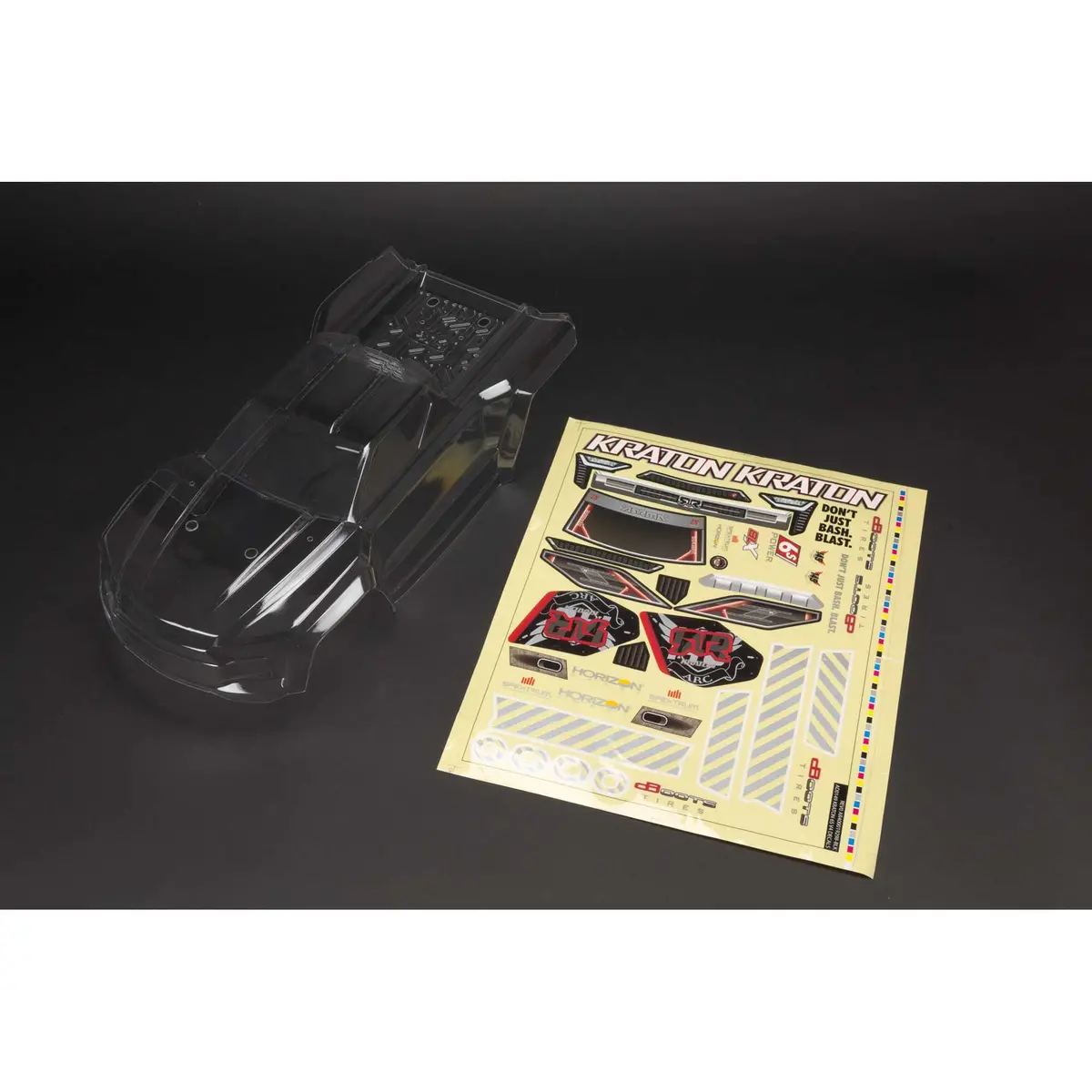 Kraton 6S Blx Clear Bodyshell 1