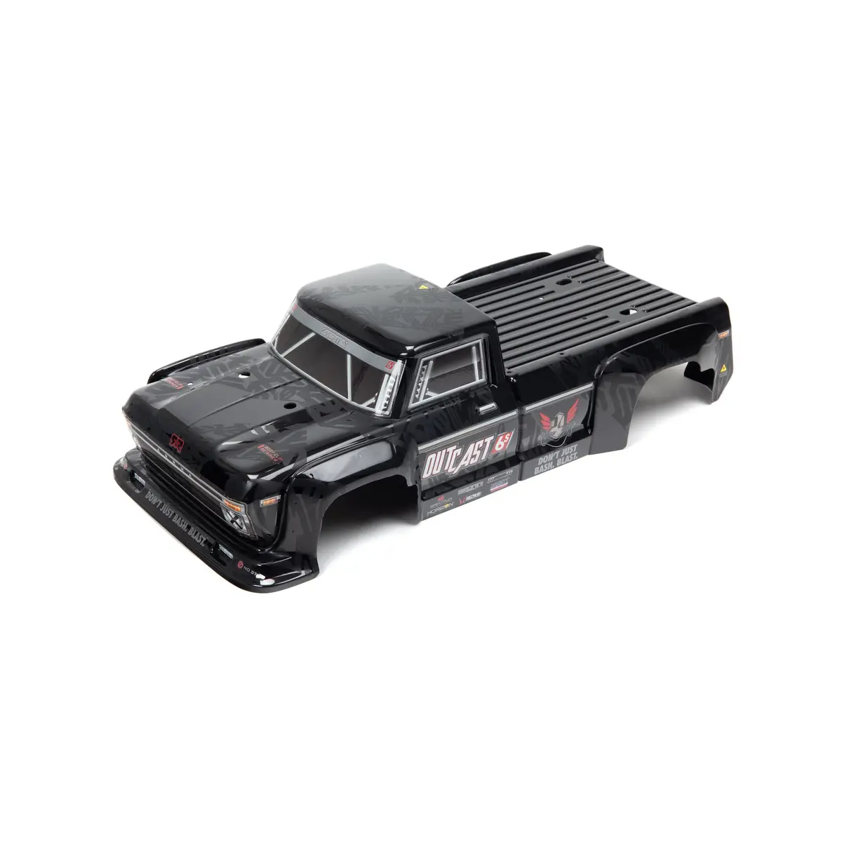 Outcast 6S Blx Painted Decaled Trimmed Body Black 1