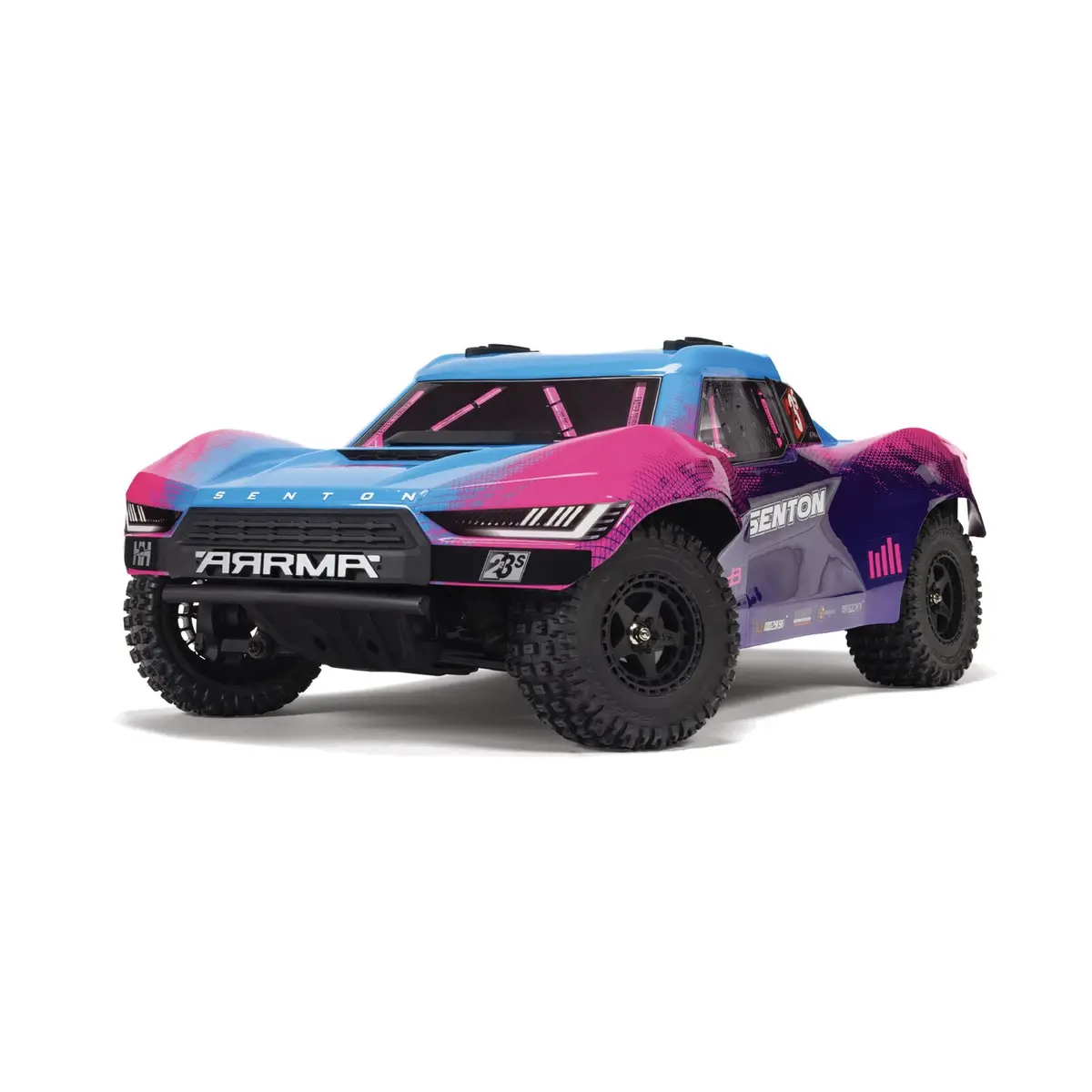 Arrma 1/10 Senton 223S Blx Brushless 4X4 Short Course Truck Rtr With Dsc, Blue 1