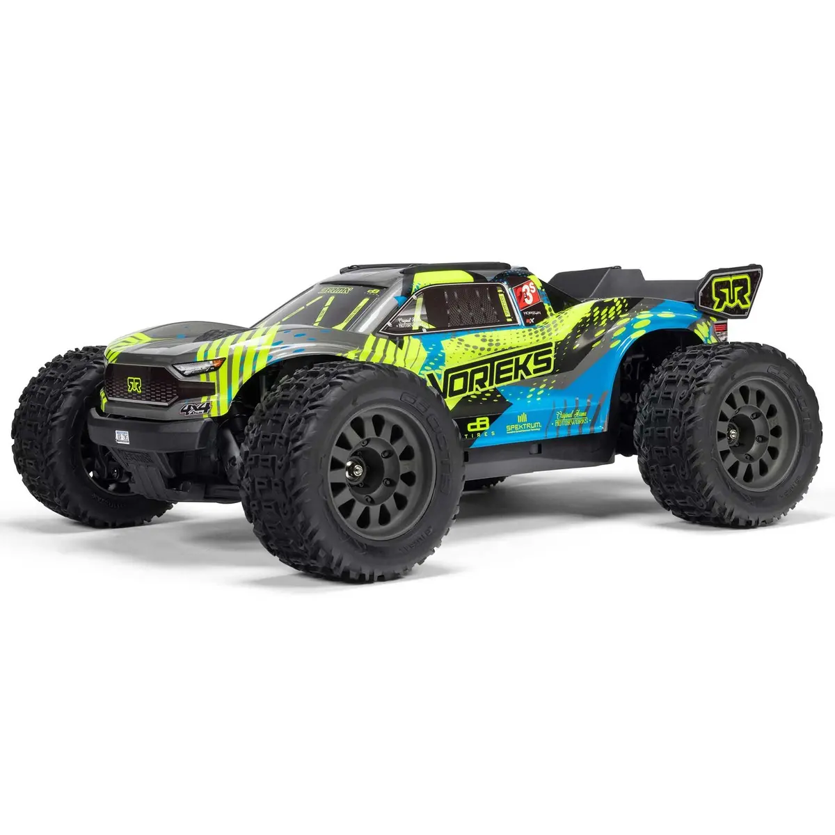 Arrma 1/10 Vorteks 223S Dsc 4X4 Rtr Brushless Stadium Truck, Teal 1