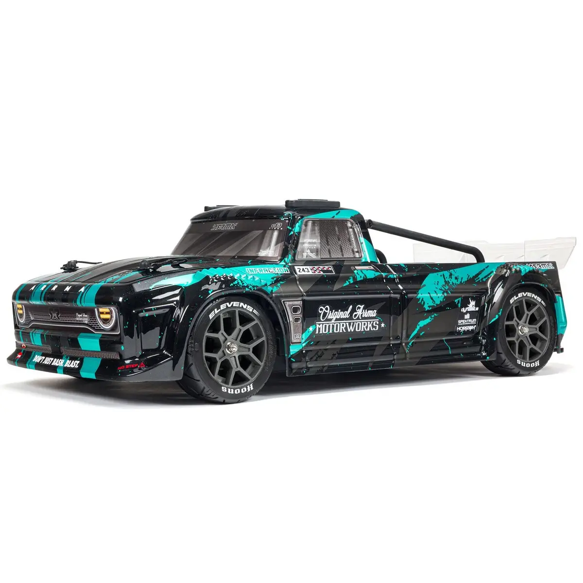 Arrma 1/8 Infraction 3S 4X4 Rtr Brushless All-Road Street Bash, Teal 1