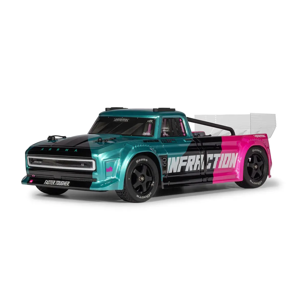 Arrma 1/8 Infraction 223S Dsc 4X4 Rtr Brushless All-Road Street Bash , Teal 1