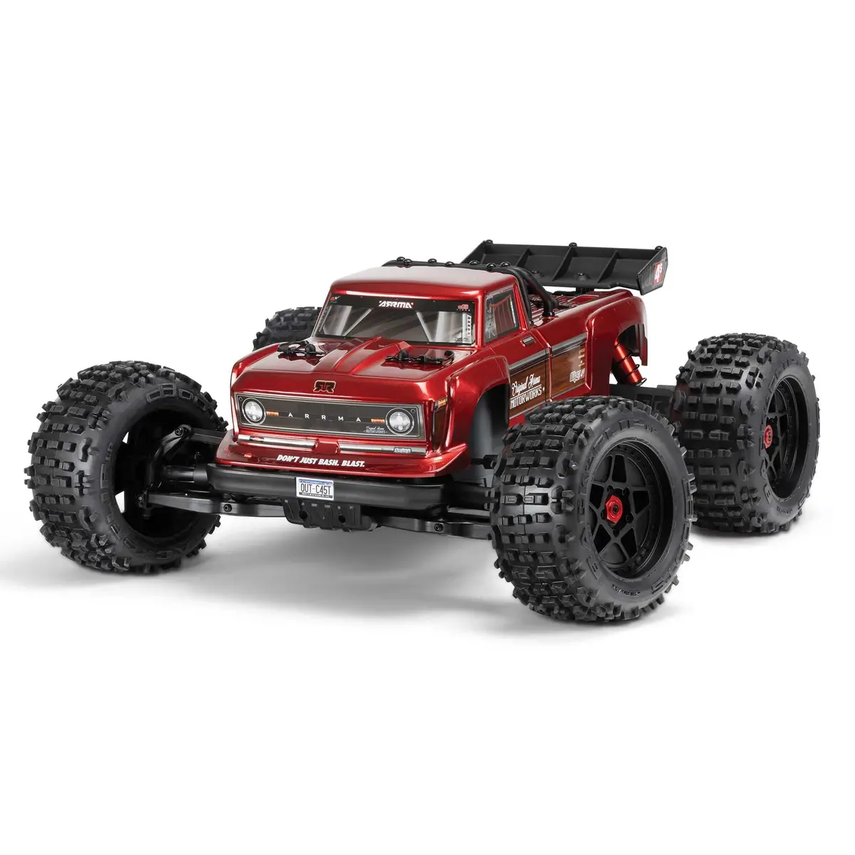 Arrma Outcast 4X4 4S Brushless 1/10 4Wd Stunt Truck Red 1
