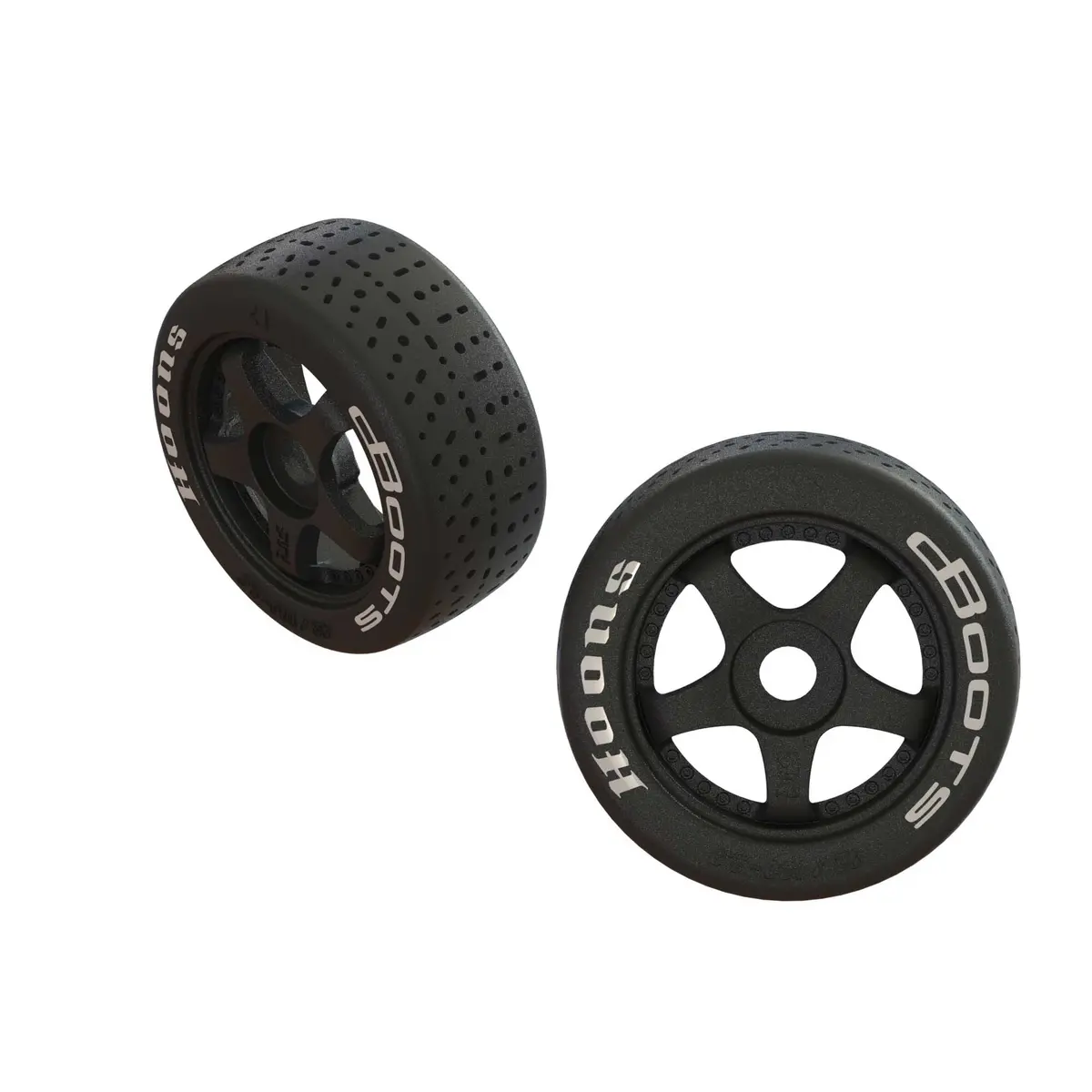 Dboots Hoons 42/100 2.9 Pre-Mounted Belted Tires, White, 17Mm Hex, 5-Spoke (2) 1