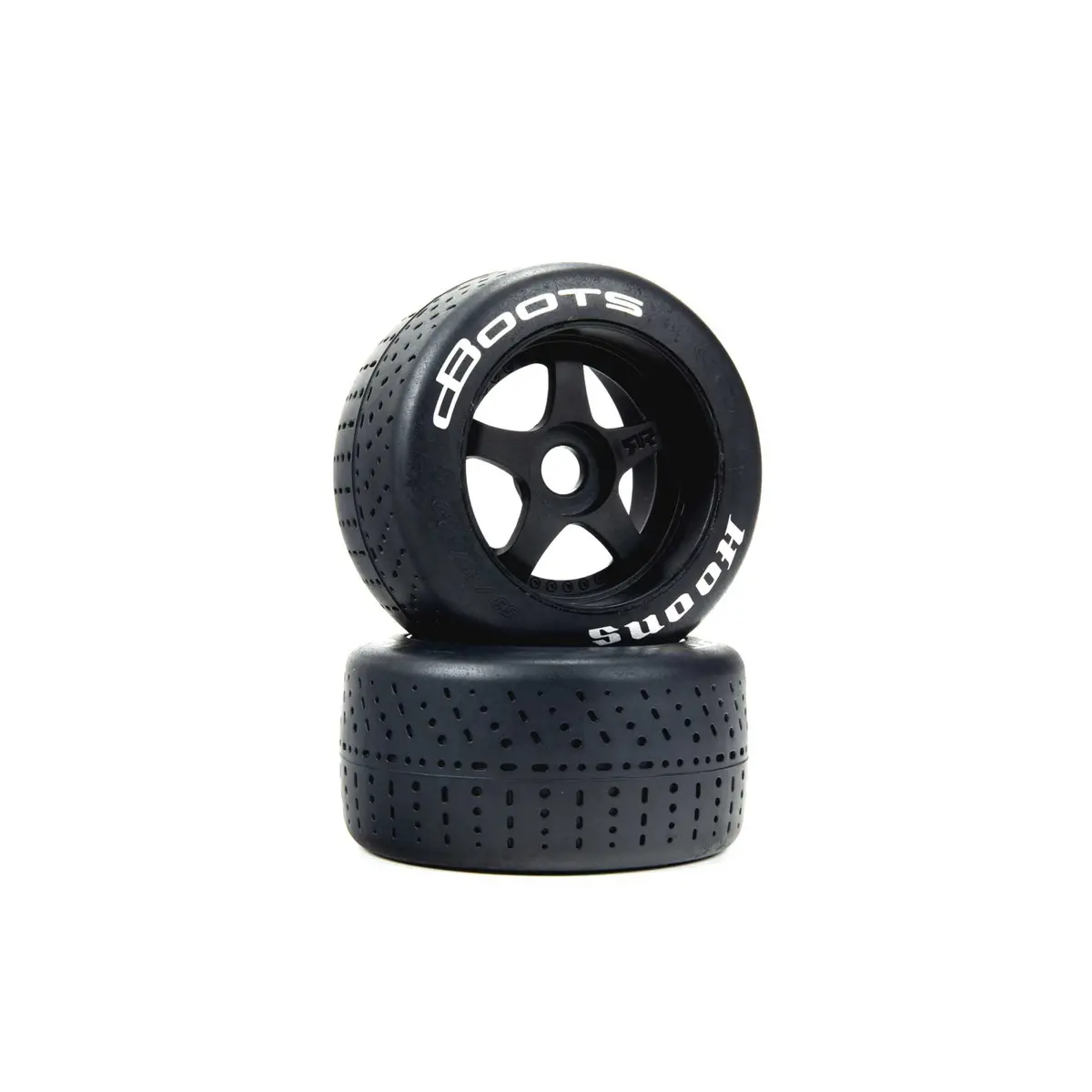 Dboots Hoons 53/107 2.9 Pre-Mounted Belted Tires, Silver, 17Mm Hex, 5-Spoke (2) 1