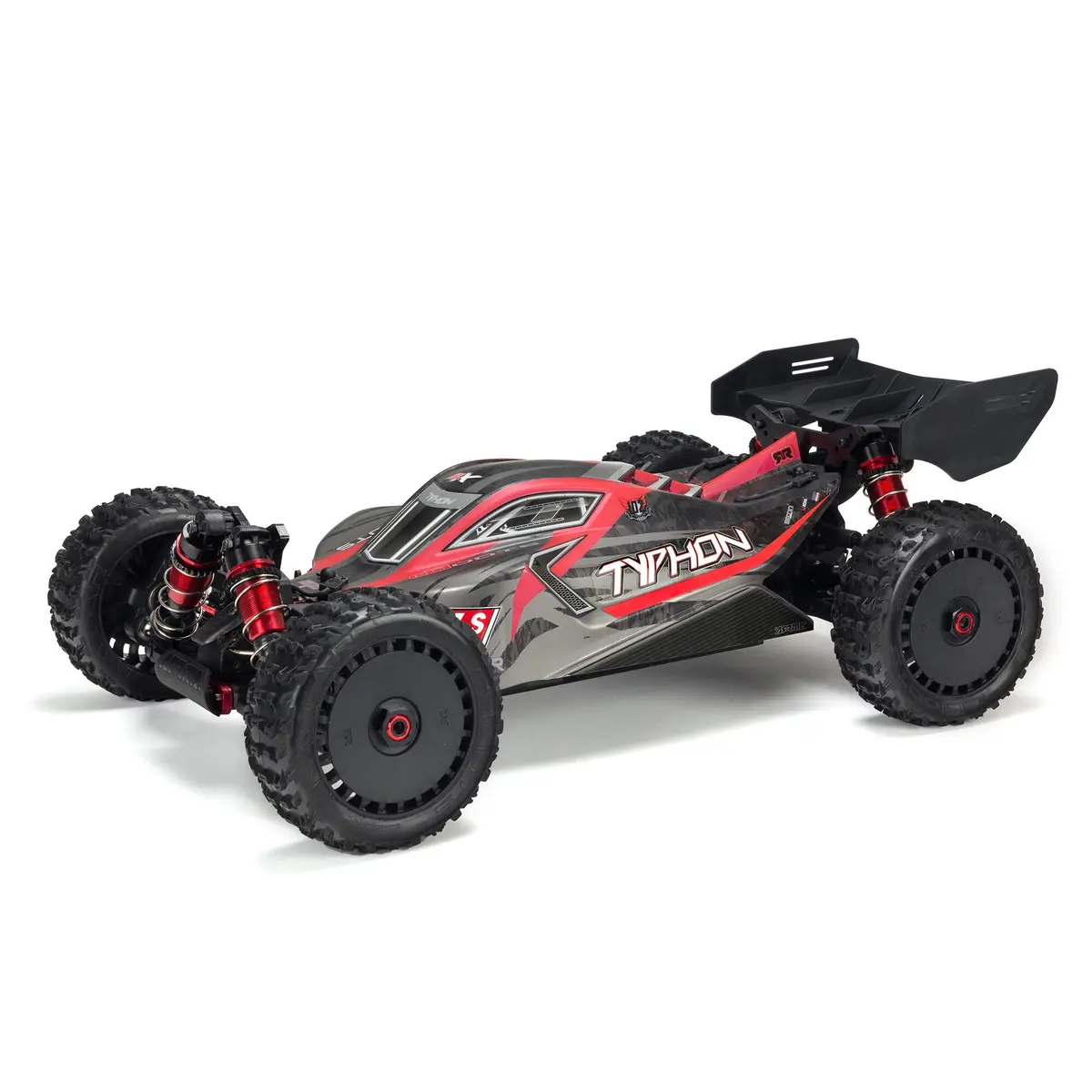 Arrma 1/8 Typhon 6S V5 4Wd Blx Buggy With Spektrum Firma Rtr, Black 1