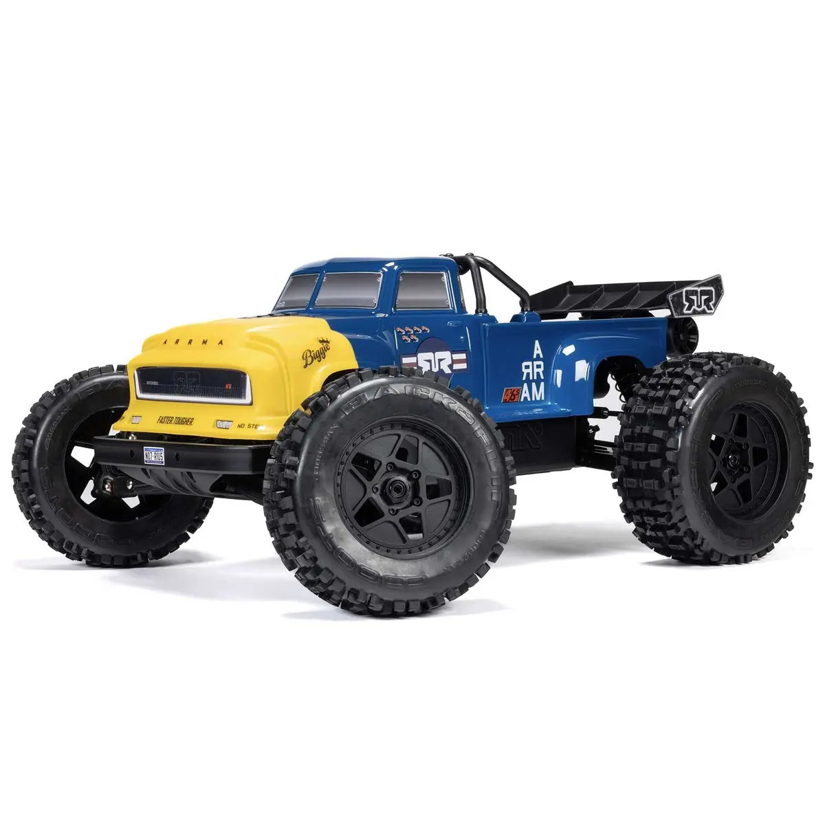 Arrrma 1/8 Notorious 6S V6 4X4 Blx Brushless Stunt Truck Rtr, Blue 1