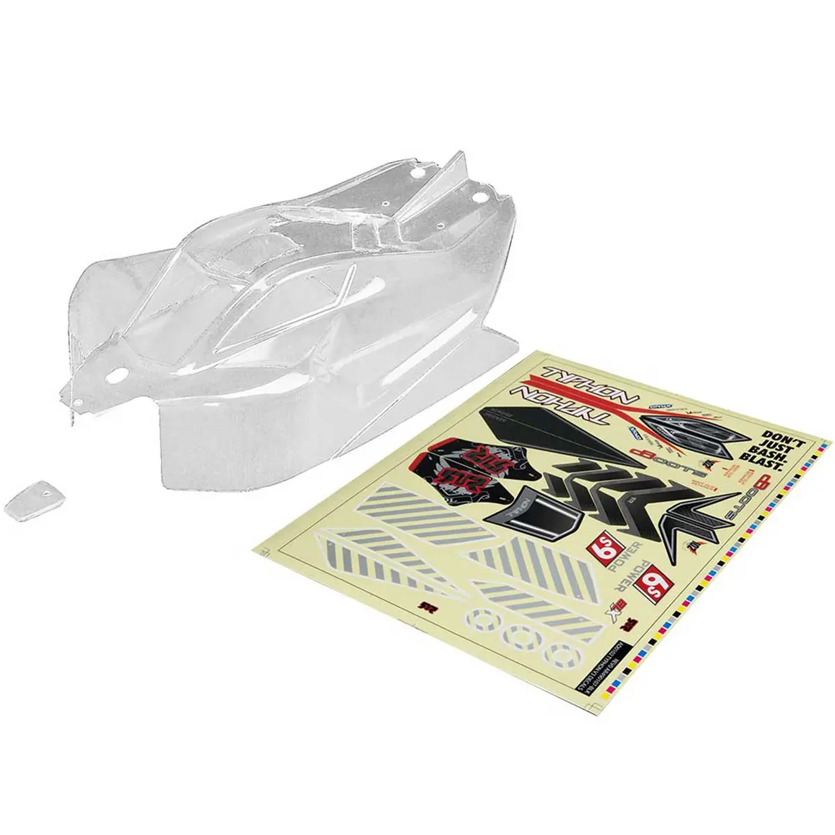 Ar406106 Body Clear W/ Decals 1