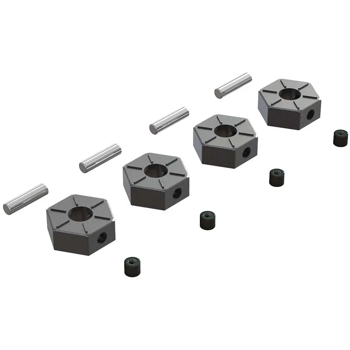 Ar310816 Wheel Hex Metal 12Mm 1