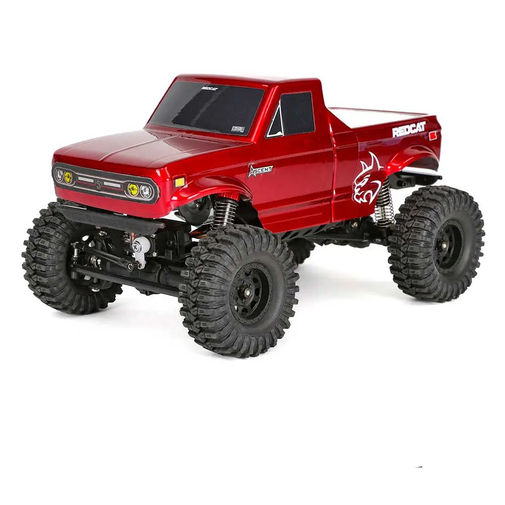 Redcat Ascent-32 1/32 Rtr 4Wd Rock Crawler (Red) – W/ Radio, Battery & Charger | Rer40391 1