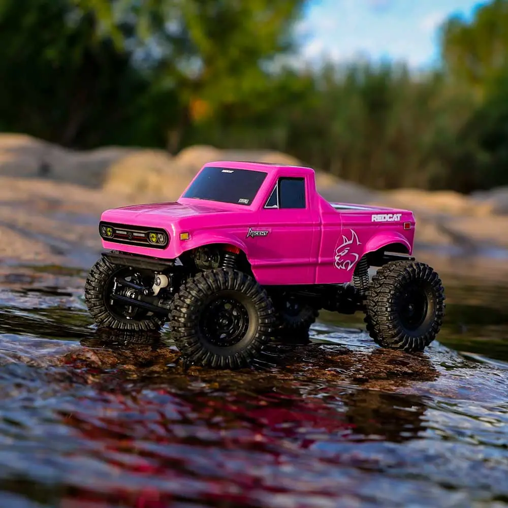 Redcat Ascent-32 1/32 Rtr 4Wd Rock Crawler (Pink) – W/ Radio, Battery & Charger | Rer40393 2