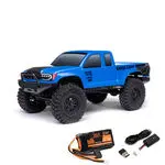 1/24 Scx24 Base Camp 4X4 Rock Crawler  Brushed Rtr - Blue 1